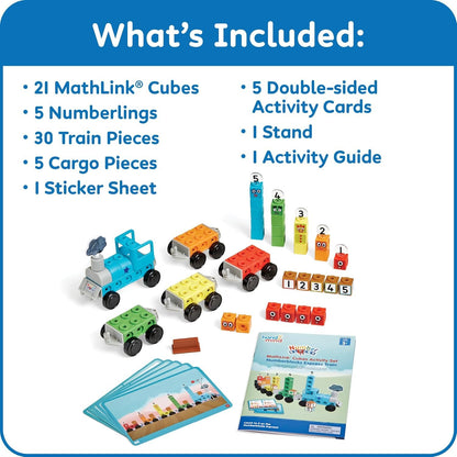 hand2mind Numberblocks Express Train MathLink Cubes Activity Set