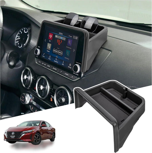 Sinminou Center Console Organizer Dashboard Tray Compatible With 2020-2025 Nissan Sentra Interior Accessories, Dashboard Storage Organizer Box, Only fits 8-inch screen