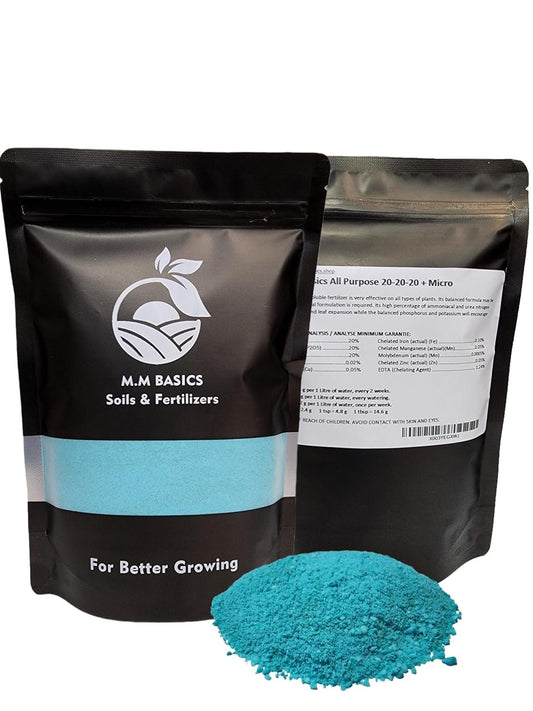 20-20-20 Fertilizer 1kg, Classics All Purpose 20-20-20 + Micro Plant Fertilizer for Soil and Soilless Growing (All Purpose 20-20-20 1KG)