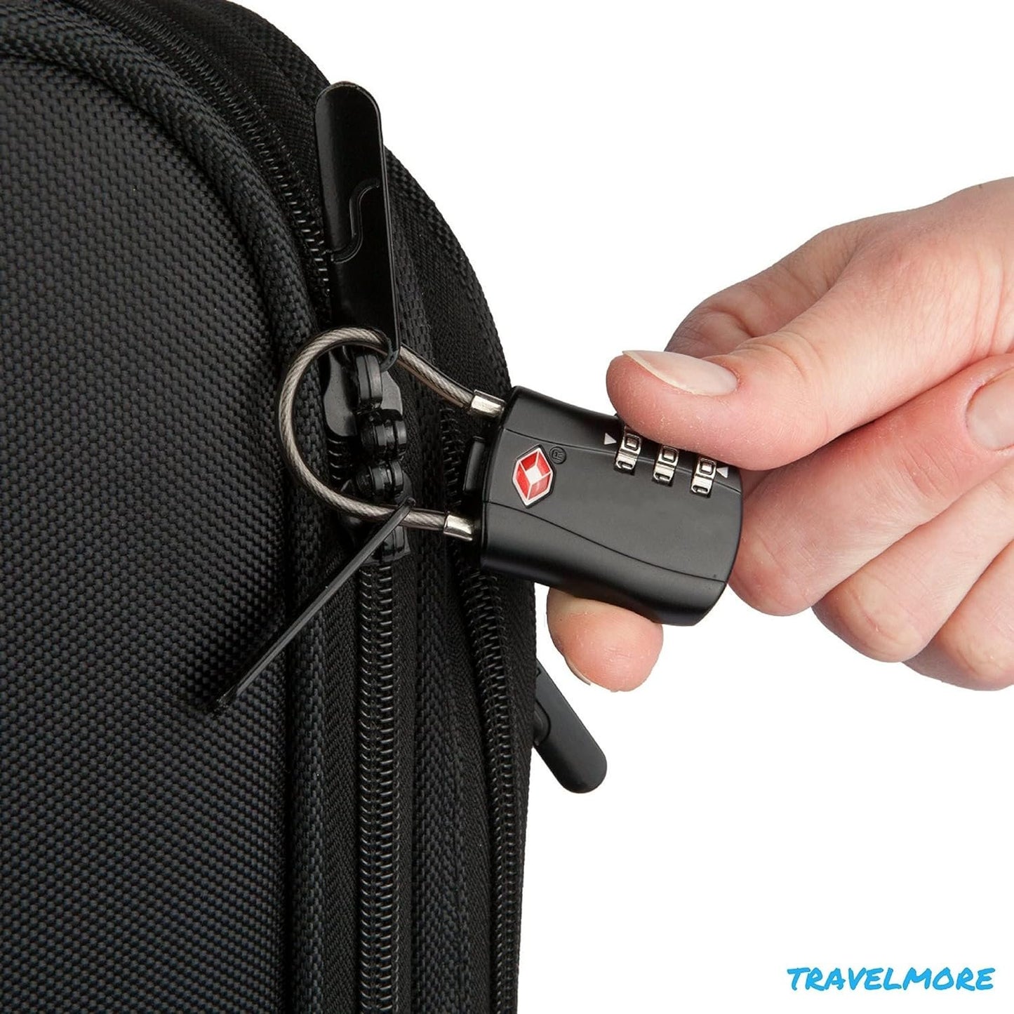 (8 Pack) ZANZER 4 pcs Luggage Locks for TSA with 4 pcs Luggage tag, Combination Padlock with Alloy Body TSA Lock for Travel Bag, Suit Case, Lockers, Gym, Bike Locks