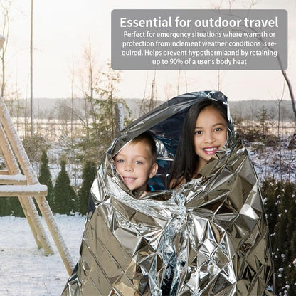 Xugoox 6Pcs Emergency Rescue Blanket Thermal Blanket,210x160cm Outdoor Survival Blanket Emergency Blanket for Hiking, Car, First Aid Kit, Marathon and Shelter