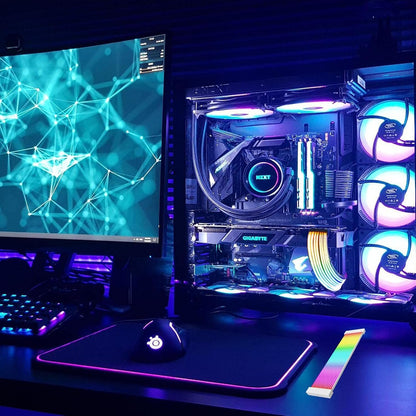 Generic RGB PC Cable | PC Cable Extension Cable for PC ARGB Strip - Colorful Connector Adapter, Diffused Neon LED Strips Computer Accessories