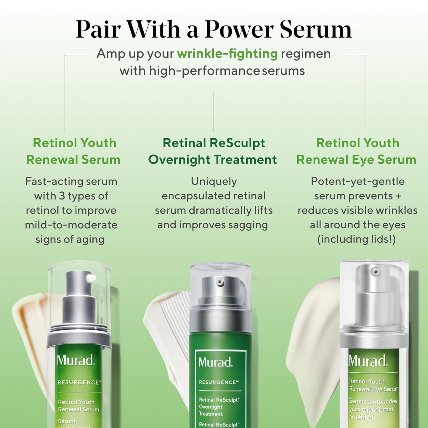 Murad Resurgence Rapid Collagen Infusion - Anti-Aging Collagen Serum for Skin - Collagen Cream for Face and Neck Smooths and Visibly Minimizes Wrinkles, 1.0 Fl Oz
