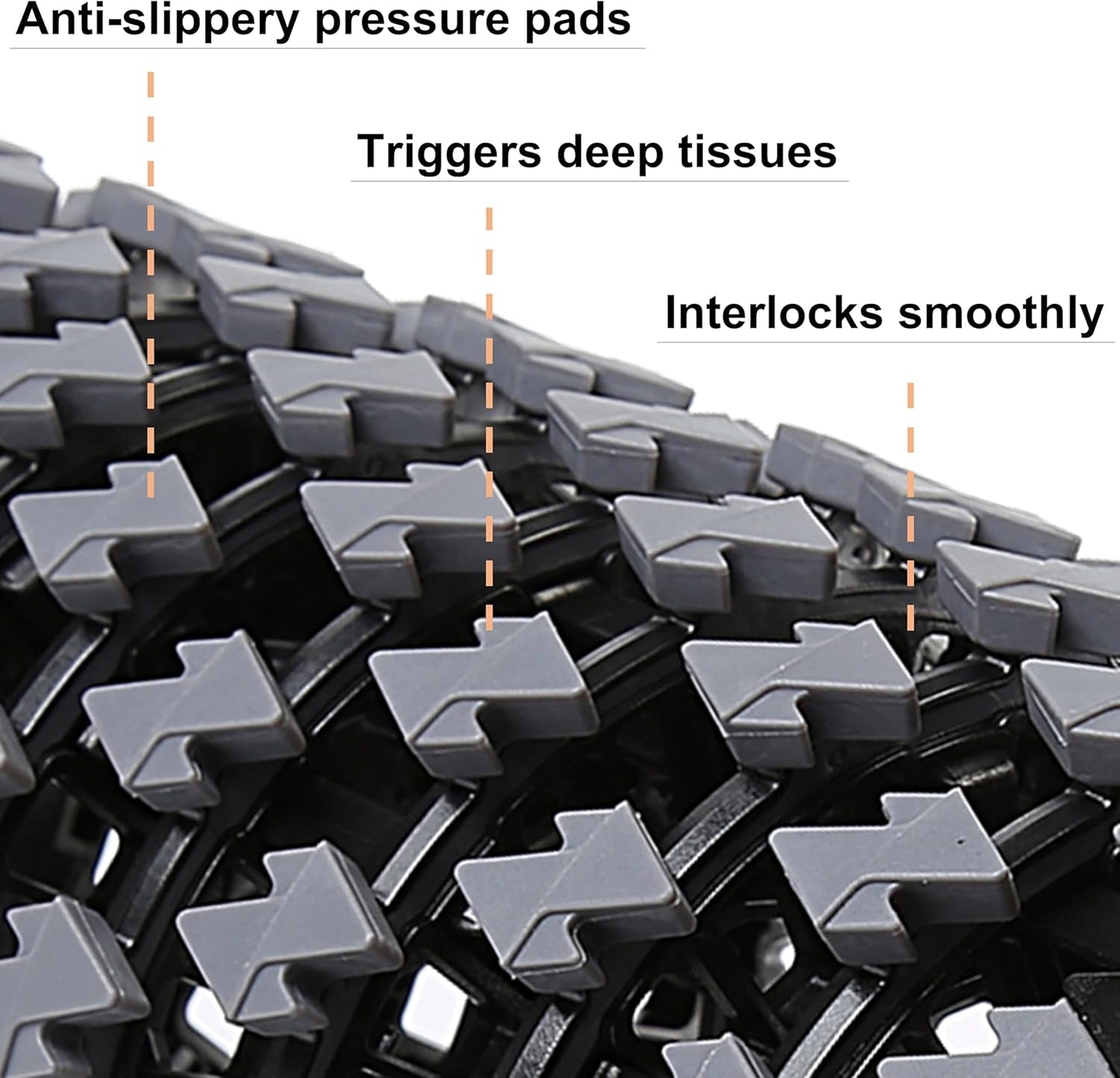 Collapsible premium foam roller for sore muscles, tissue, for tension and pain relief | Massage Rollers for Maximum Tension Relief ∣ High Density Foam for Deep Tissues, Thigh, Arms (Grey)
