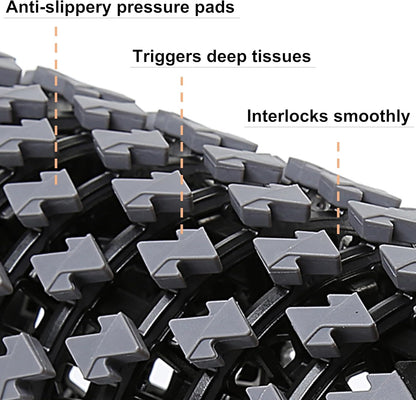 Collapsible premium foam roller for sore muscles, tissue, for tension and pain relief | Massage Rollers for Maximum Tension Relief ∣ High Density Foam for Deep Tissues, Thigh, Arms (Grey)