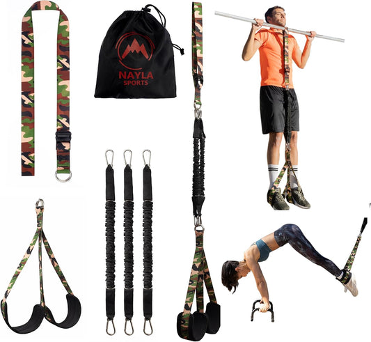 Fitness Elastic Pull Up Bands Gym Straps for Calisthenics Workouts Pull Up Bands Home Workout Adjustable Heavy Duty Assistance Straps