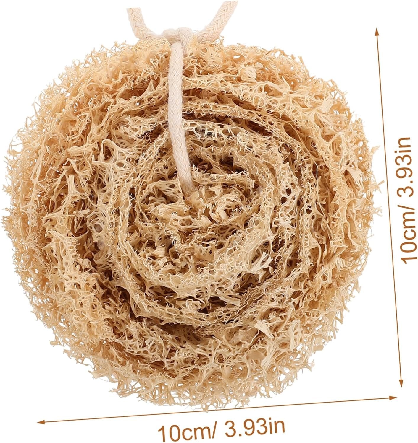 SAFIGLE 1set Natural Loofah Dish Sponge Soft Lightweight Multi Functional Kitchen Scrubber for 4pcs