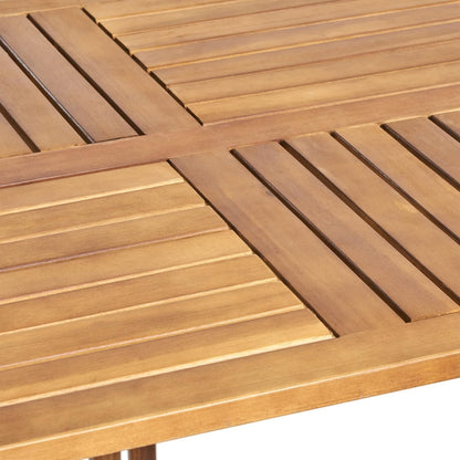 Great Deal Furniture 298194 Hestia Teak Finish Acacia Wood Rectangular Dining Table, Natural Staine