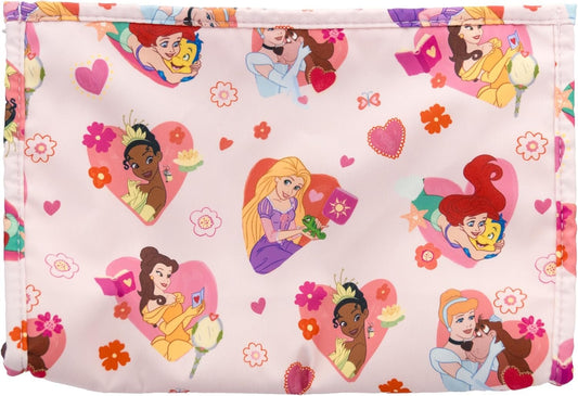 Disney Princess Ariel Belle Rapunzel Cinderella Tiana Toiletry Bag with Zip Official Product Disney