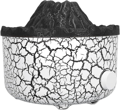 Air Aromatherapy Machine with Remote Control White ABS Volcanic Diffuser 10W for Home Use (White US Plug)