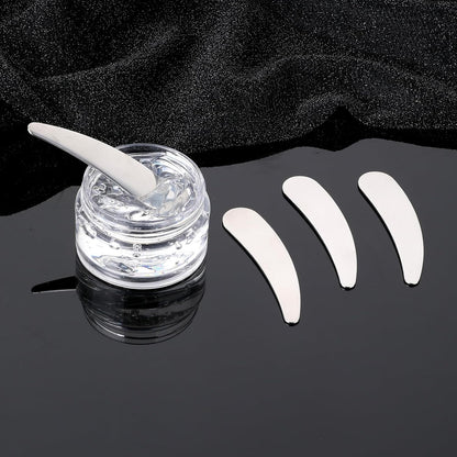 Molain 4Pcs Mini Metal Cosmetic Spatulas, Skincare SpatulaMixing and Sampling Makeup Beauty Tools for Skin Care Creams, Eye Cream, Essences Beauty Accessories(4PCS)