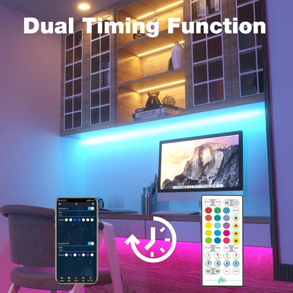 Under Cabinet Lighting Plug in - 3 Pcs 12 Inch Under Cabinet Lights, RGB Closet Lights for Kitchen with Remote & APP, Dimmable Under Counter Lights for Cupboard, Shelf, Workbench, Desk, Bookcase