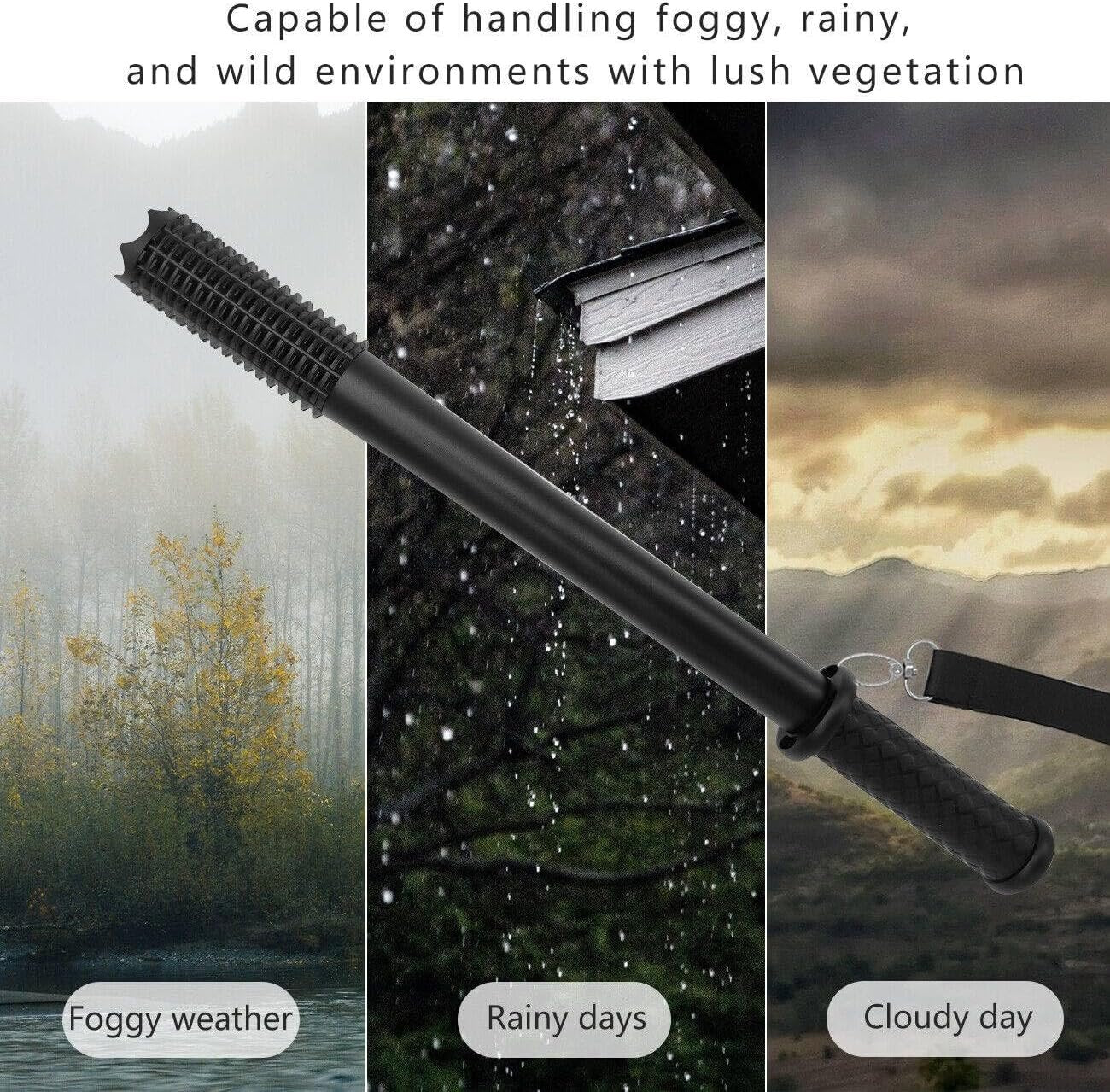 90000LM Baseball Bat LED Flashlights Waterproof Powerful Aluminium for Emergency