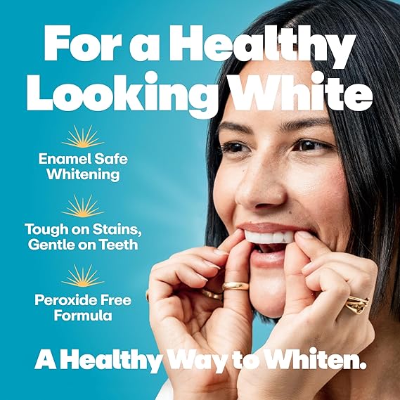 Lumineux Whitening Starter Set – Peroxide Free - Enamel Safe for Whiter Teeth – Includes 7 Whitening Treatments & 2 Pack Whitening Toothpaste, Fluoride Free & Dentist Formulated