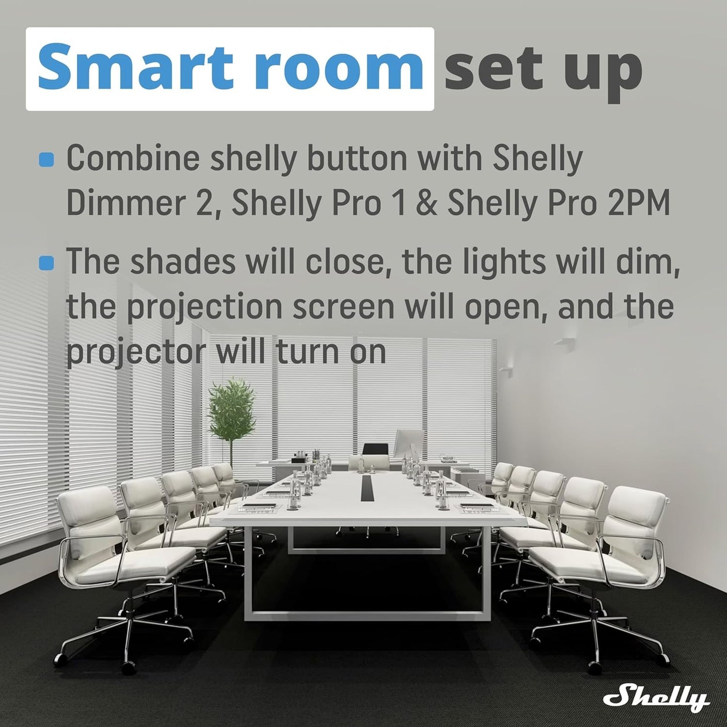 Shelly Pro 2PM | WiFi, LAN & Bluetooth 2-Channel Smart Relay Switch with Power Measurement | Home & Building Automation | Compatible with Alexa & Google Home | iOS Android App | Remote Device Control