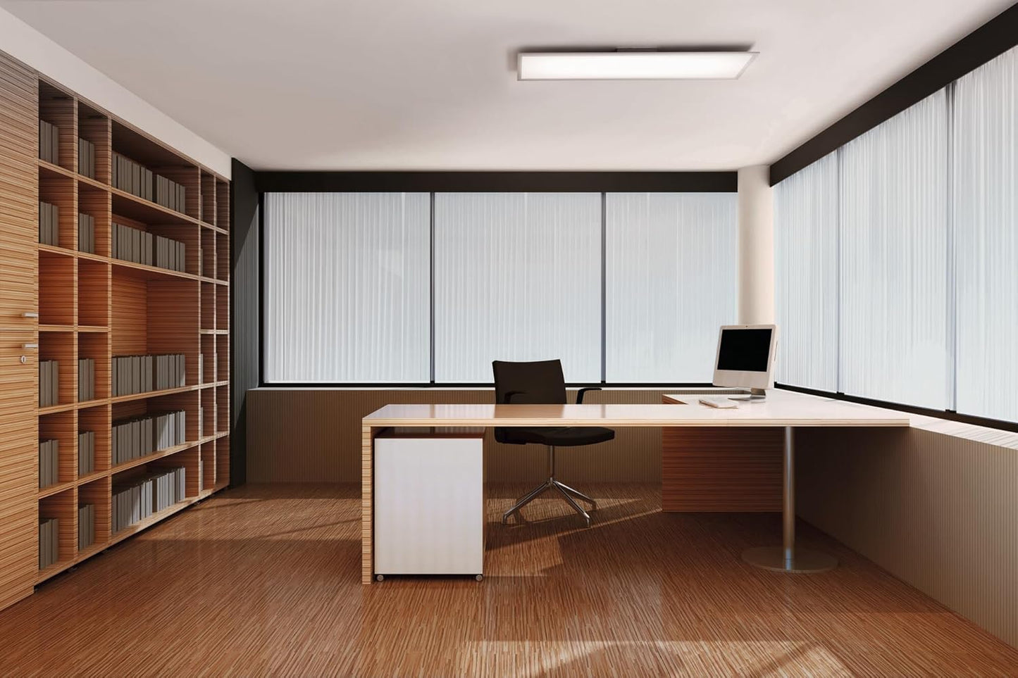 LEDVANCE WiFi Ceiling Light, Black, 40W, 2700LM, 3000-6500K, 60x60cm, Dimmable Wall Light, RGB Technology, Smart+Planon, Controlled via App or Alexa or Google Voice Assistant