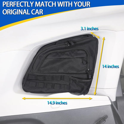 Rear Trunk Storage Organizer Box Compatible with Subaru Forester 2013-2018, Rear Left Window Storage Bag, Car Interior Accessories(Left Side)