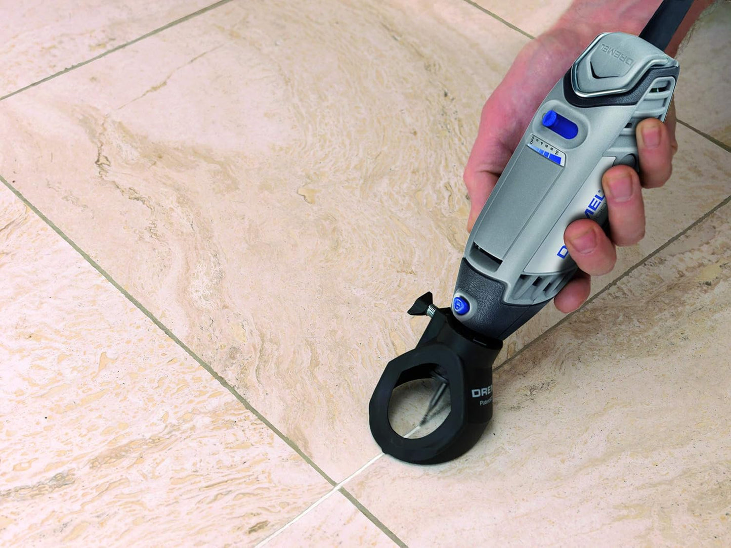 Dremel 568 - Kit para Quitar Lechada en Paredes y Suelos, Complemento Herramienta Rotativa, Profundidad de Trabajo 7.5 mm