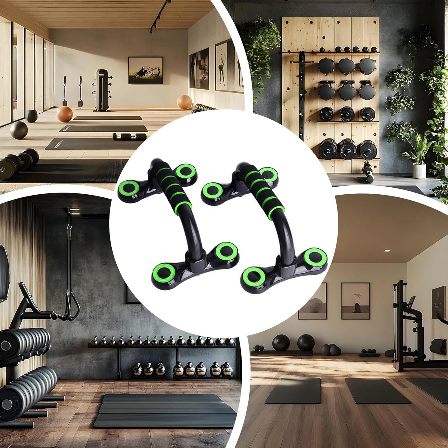 Push Up Bar, Outdoor Workout Gear, 9.06 x 5.51 x 4.33 Inches Adjustable & Ergonomic Design, House Wellness Gym Stands for Home Fitness, Outside Planks, and Calisthenics Bodyweight