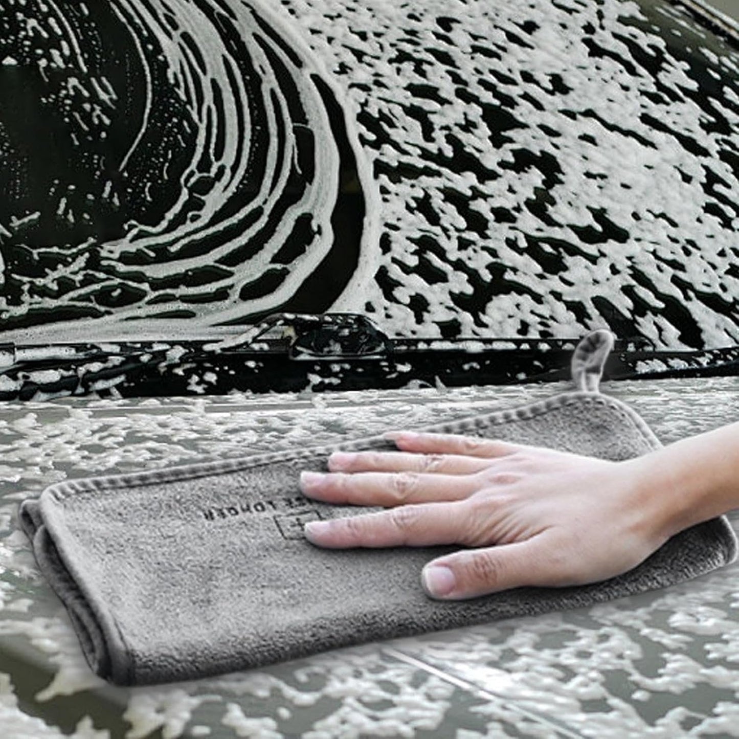 Générique Car Wash Towels Drying, Detailing Towels, Compact Heavy Duty Design Ultra Absorbent Reeusable Wipes and Washcloths for Auto, Glass, Dishes, Home, Bathroom, Garage, Mirror Cleaning