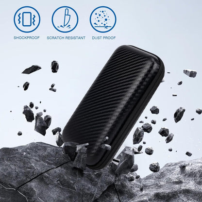 TOCCOOL Portable Solar Charger Storage Box, Black, Compatible with Solar Power Banks, Storage Case