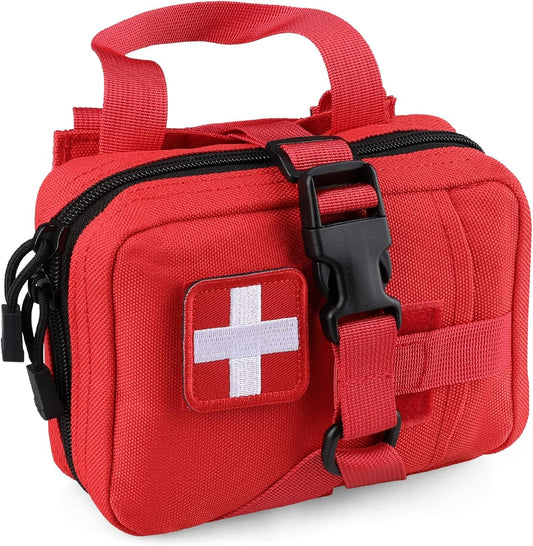 LIVANS Tactical EMT Pouch, Rip Away Molle Medical Pouches IFAK Tear-Away First Aid Kit Emergency Survival Bag for Travel Outdoor Hiking