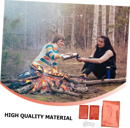 NOLITOY Emergency Sleeping Sack with Thermal Blanket Tent Windproof Survival for Camping Hiking Outdoor Activities Lightweight Portable Emergency Gear