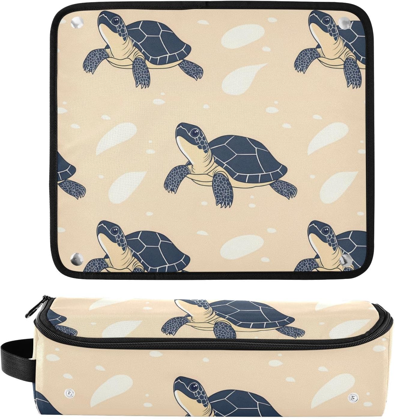 Borsa da viaggio per strumenti per capelli con tappetino in ferro rimovibile per accessori per lo styling dei capelli, organizer per strumenti caldi e accessori per la cura dei capelli, custodia per