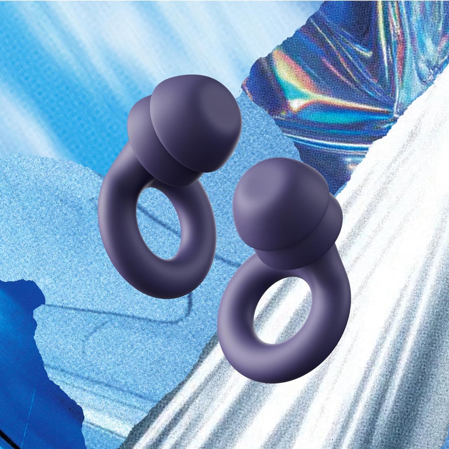 Loop Quiet 2 Plus Ear Plugs with Double Tips – Ultra-Comfy Reusable Earplugs For Sleep, Focus, Travel, Noise Sensitivity | Flexible Protection | 24 dB (SNR) Noise Reduction + 3 dB with Double Tips