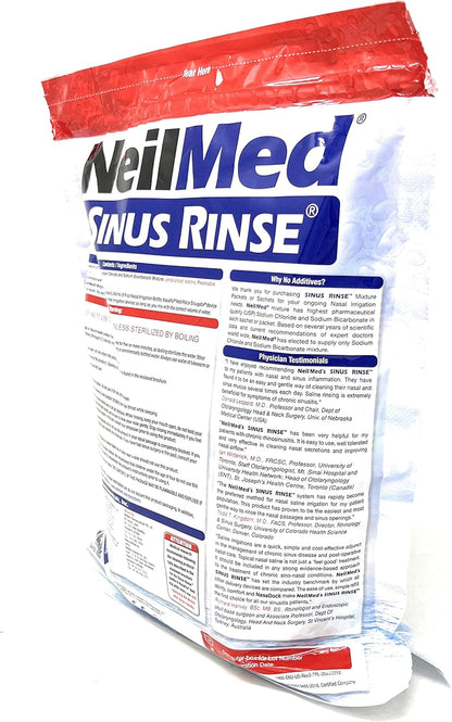 Birsppy NeilMed Sinus Rinse Refill Packets 250 ct