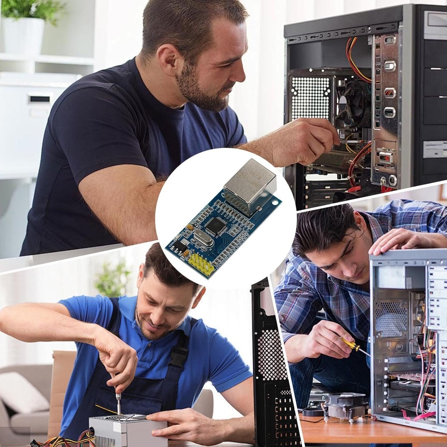 Ethernet Modules, Interface Network Modules | Interface Network Modules for Industrial Applications Network Modules for Home Automation Systems Microcontroller Ethernet Networks,