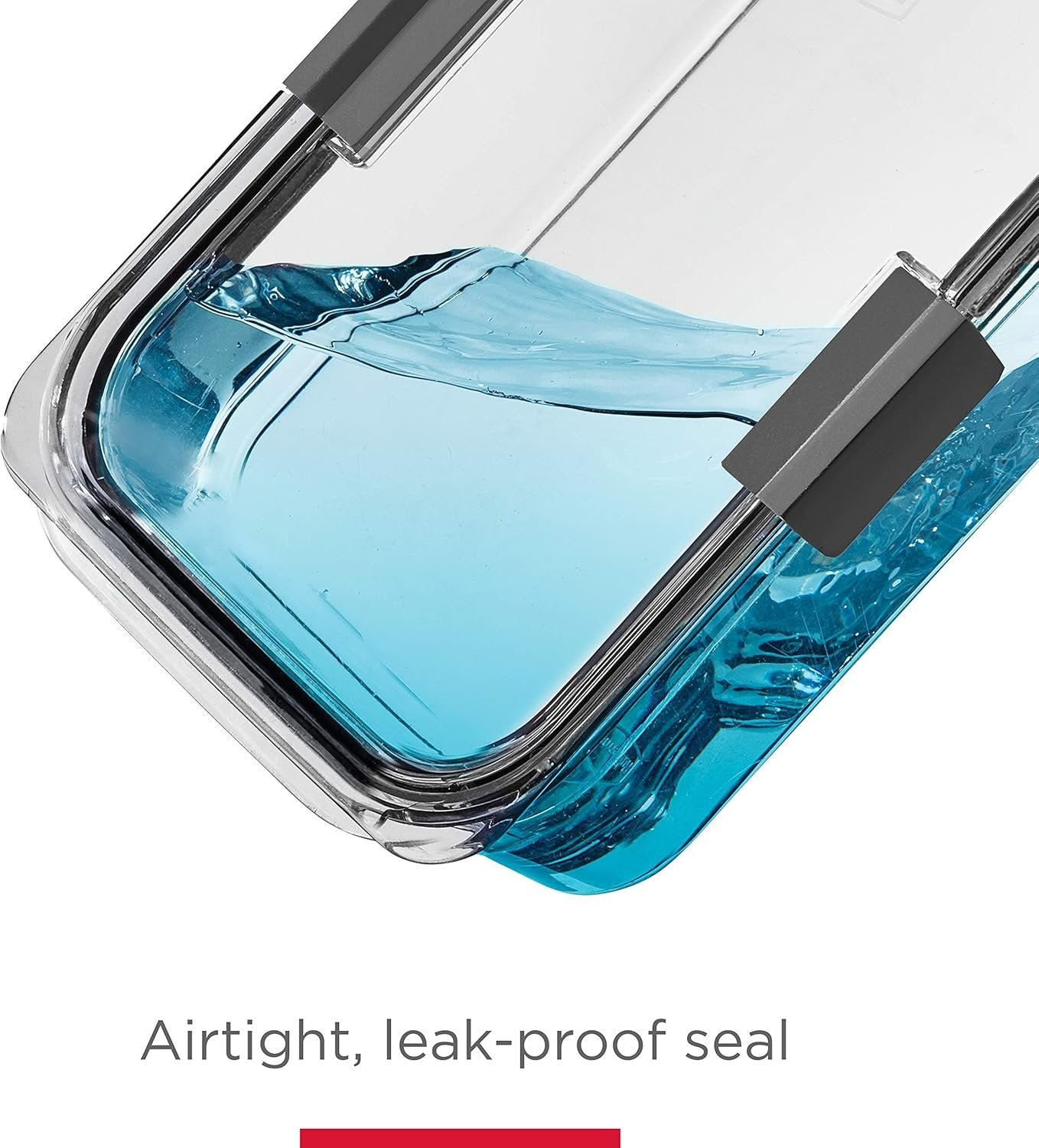 Rubbermaid 14-Piece Brilliance Food Storage Containers with Lids for Lunch, Meal Prep, and Leftovers, Dishwasher Safe, Clear/Grey