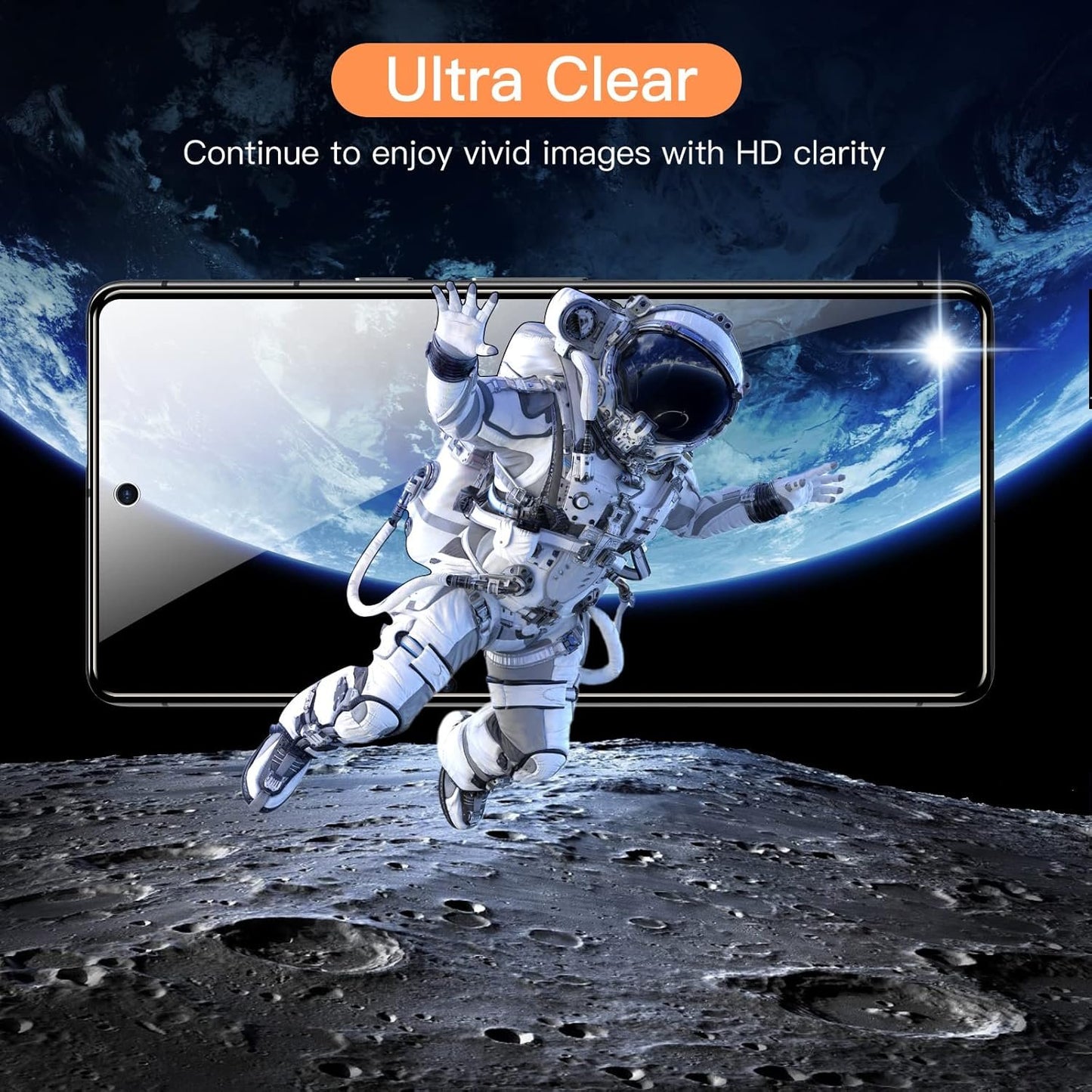 JETech Screen Protector for Google Pixel 7, Tempered Glass Film with Easy Installation Tool, Fingerprint Compatible, HD Clear, 3-Pack