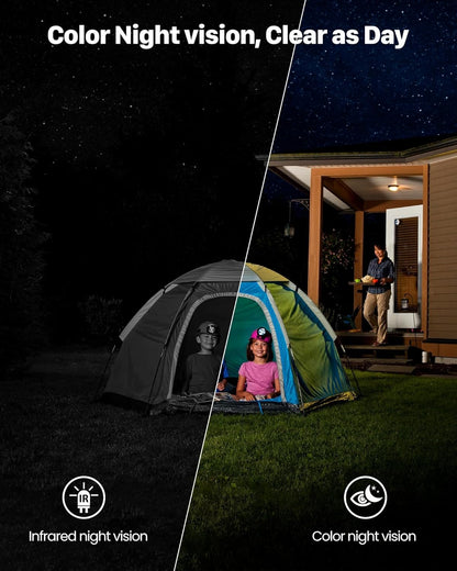 Security Cameras Wireless Outdoor Solar: 2K WiFi Camera for Home Security System - Battery Powered Cam IP66 Waterproof Motion Sensor - Camaras de Seguridad para Casa Inalambricas