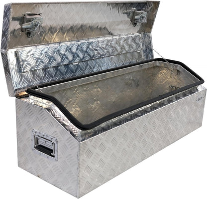 Inspirer Studio Aluminum Heavy Duty Pick Up ATV Trailer Tool Box with Lock (44''x15''x15'' Silver)