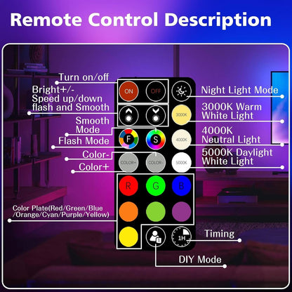FTL RGB Colour Changing LED Bulb with Remote Control, B22 Bayonet Light Bulb 5W 40W Equivalent Dimmable, A50 Multicolour Light Bulb for Home Decoration Party Mood Lighting 6-Pack