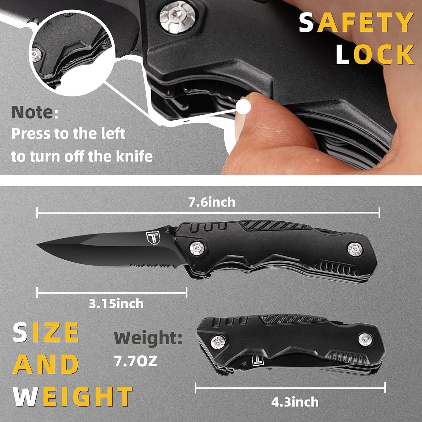 Pocket Knife Multitool, Gift for Men Him Dad Husband, Christmas Stocking Stuffers, Anniversary Birthday Gifts Idea for Boyfriend Man Women, Cool Gadgets for Outdoor Survival, Camping Accessories