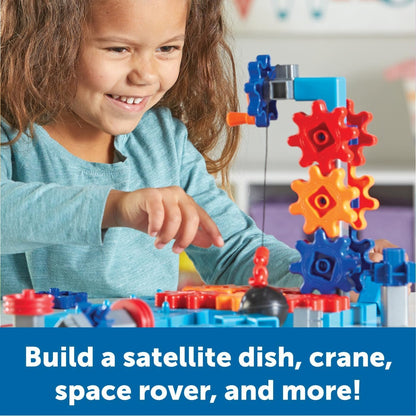 Learning Resources STEM Explorers Machine Makers, 60 Pieces, Ages 5+, Toys, Building Kits, Engineering Build it Yourself Toys Small