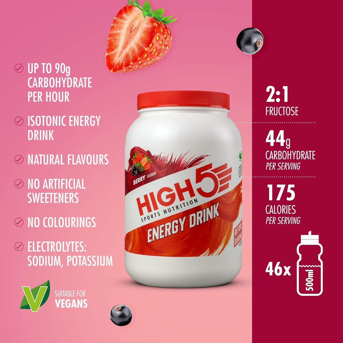 High 5 Summer Fruit Energy Source 2.2Kg