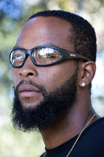 Global Vision Eyewear Hercules Bifocal 2.5 Magnification Anti-Fog Safety Glasses with EVA Foam, Clear Lens