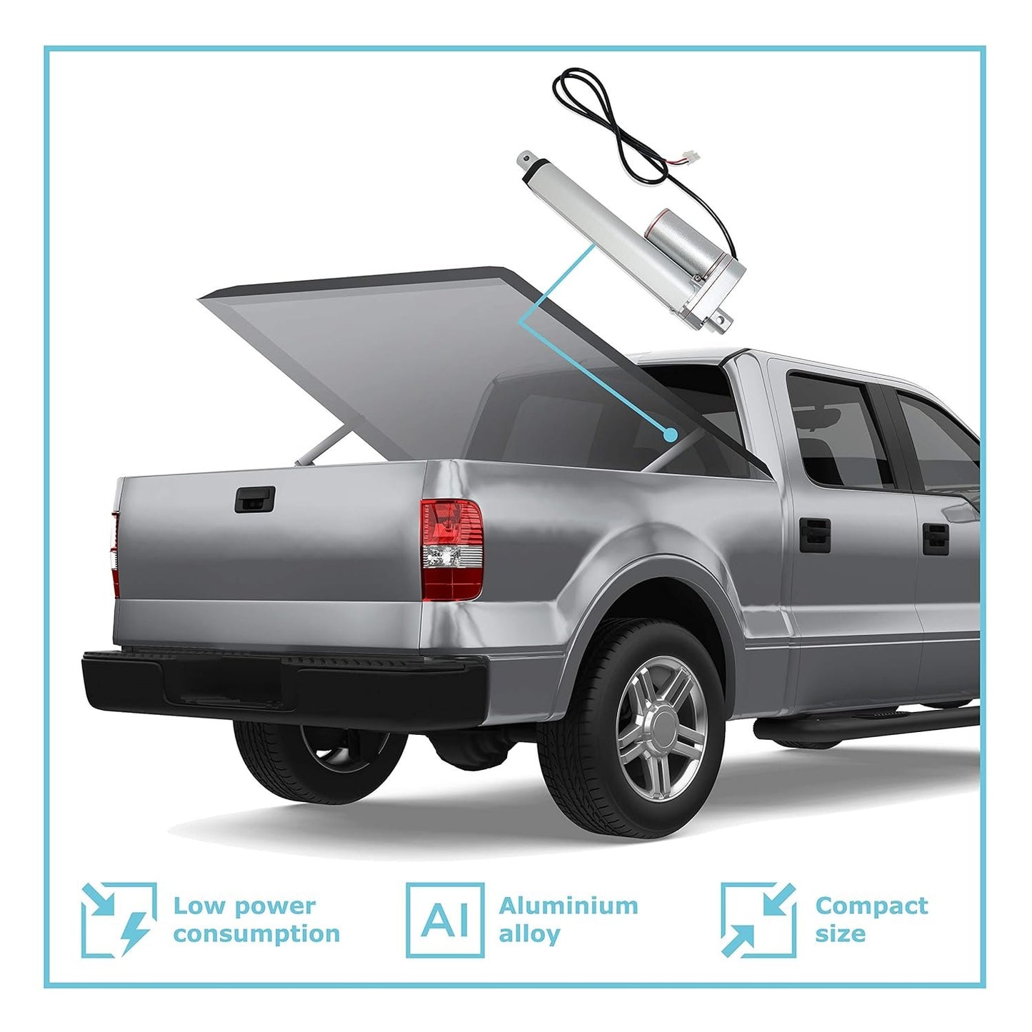 Progressive Automations 12V Mini Linear Electric Actuator - 6 inches, 35 lbs Force, Innovative Compact Design and Versatile Capabilities for Home and General Automation, Automotive, Manufacturing