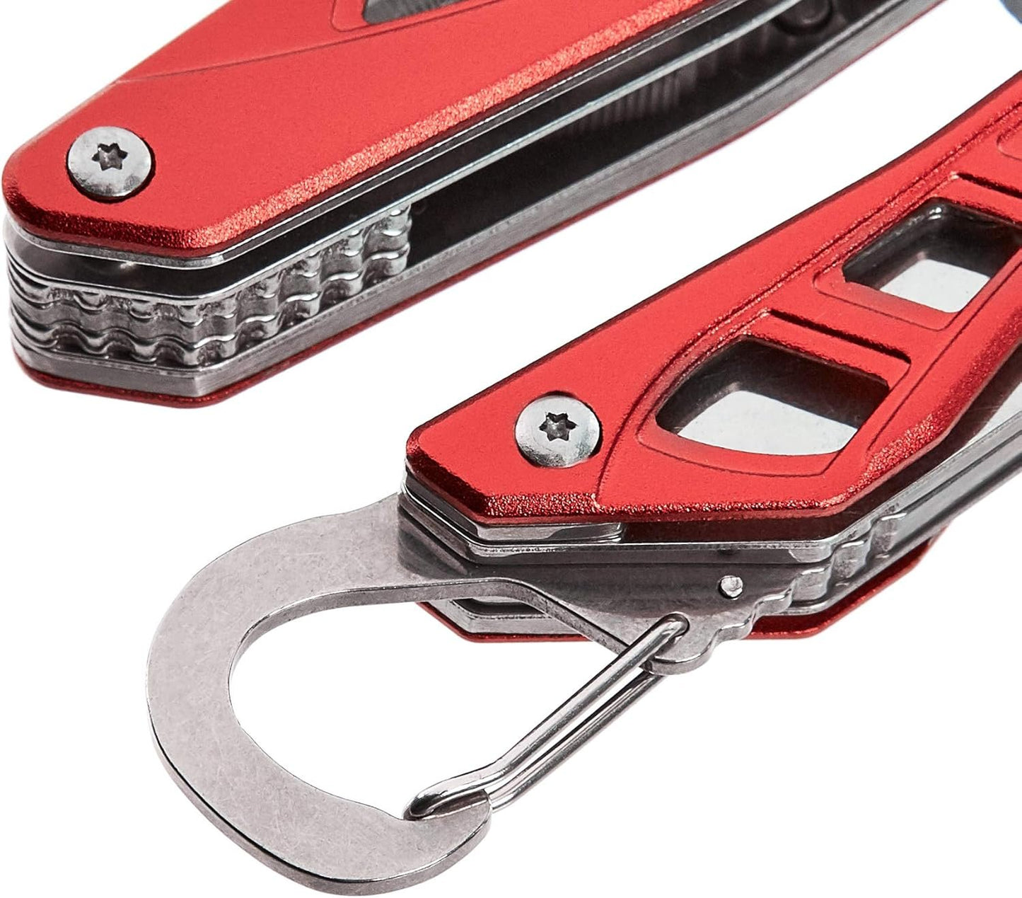 Amazon Basics 8-in-1 Stainless Steel Multitool Safety Lock with Nylon Sheath