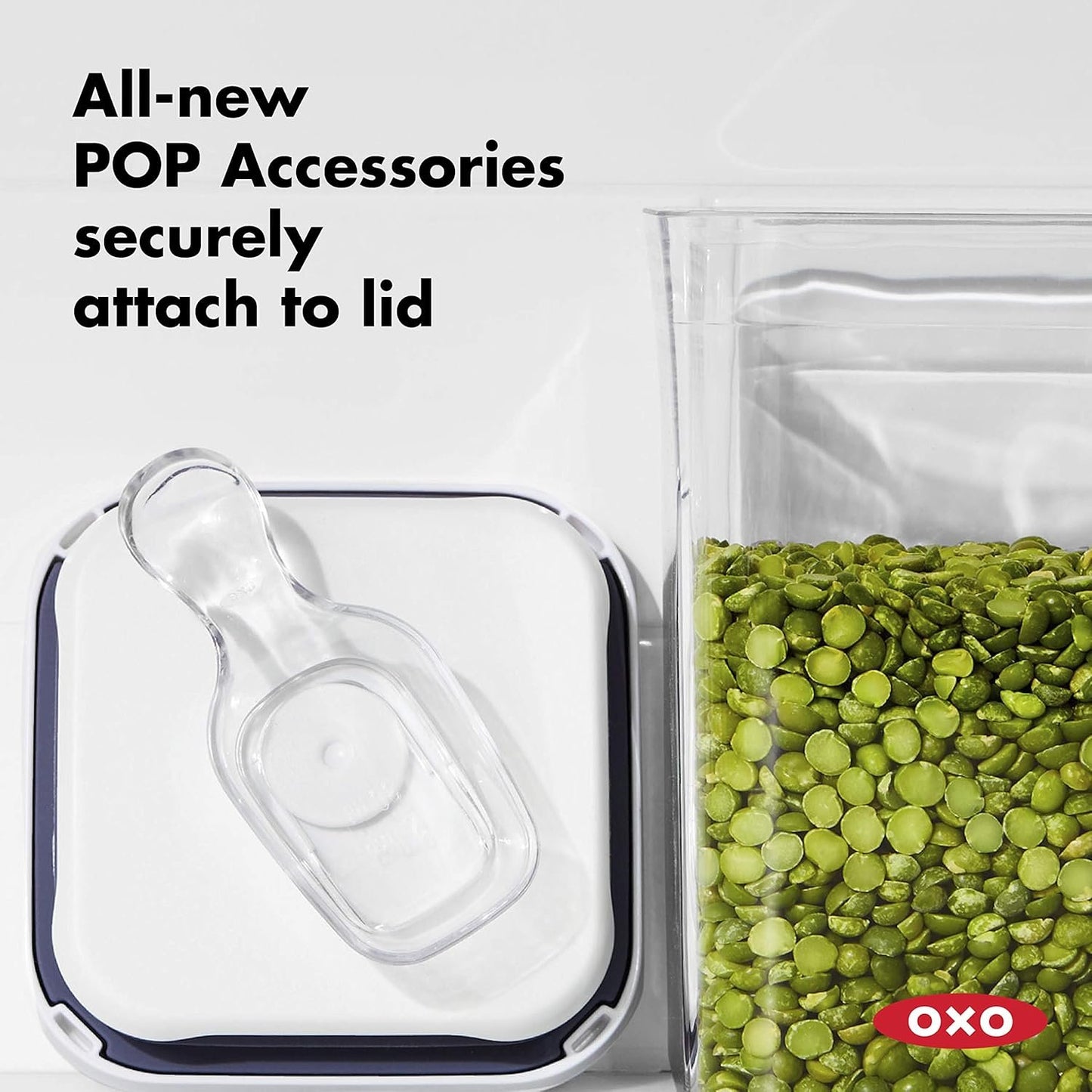 OXO Good Grips POP 2.0 4-Piece Mini Square Storage Container Set
