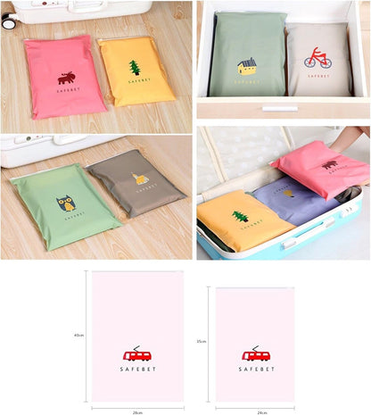 8 Pieces Travel Bags Travel Essentials, Luggage Organizers Packing Cubes Cosmetic Toiletry Bag (Style: Zipper)