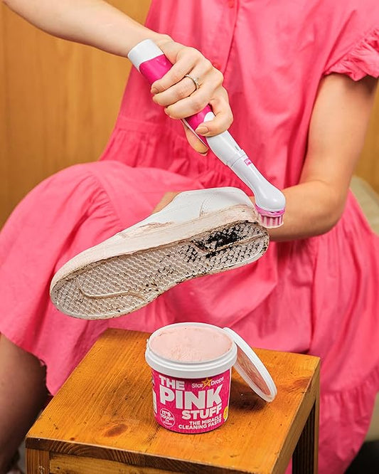 Stardrops - The Pink Stuff - The Miracle Scrubber Kit - 4 Cleaning Brush Heads