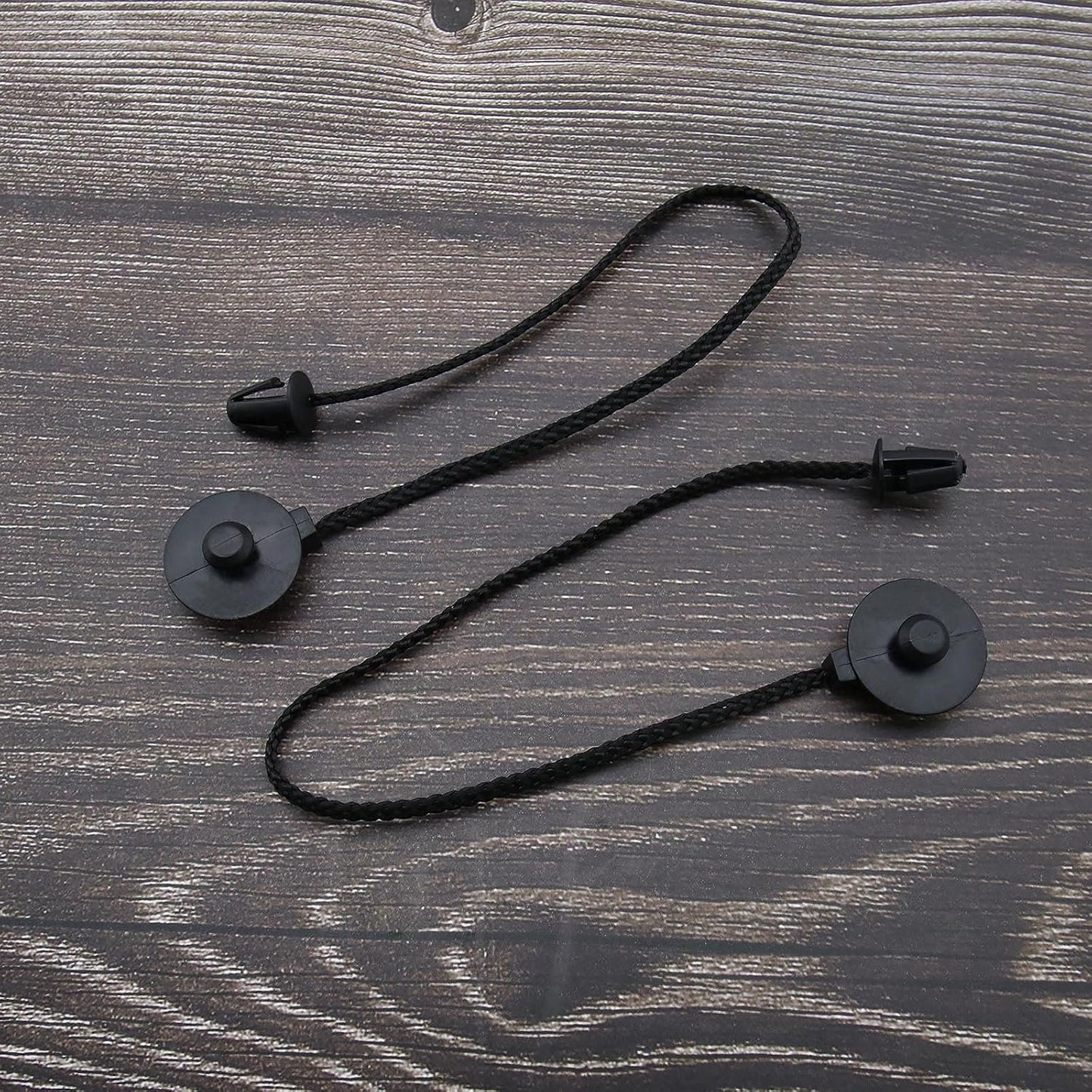 SING F LTD 2pcs Parcel Shelf String Rear Trunk Storage Bag Tray Straps Plastic CV6Z5846538A Compatible with MK3 Hatchback 2012-2018 Black