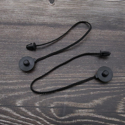 SING F LTD 2pcs Parcel Shelf String Rear Trunk Storage Bag Tray Straps Plastic CV6Z5846538A Compatible with MK3 Hatchback 2012-2018 Black