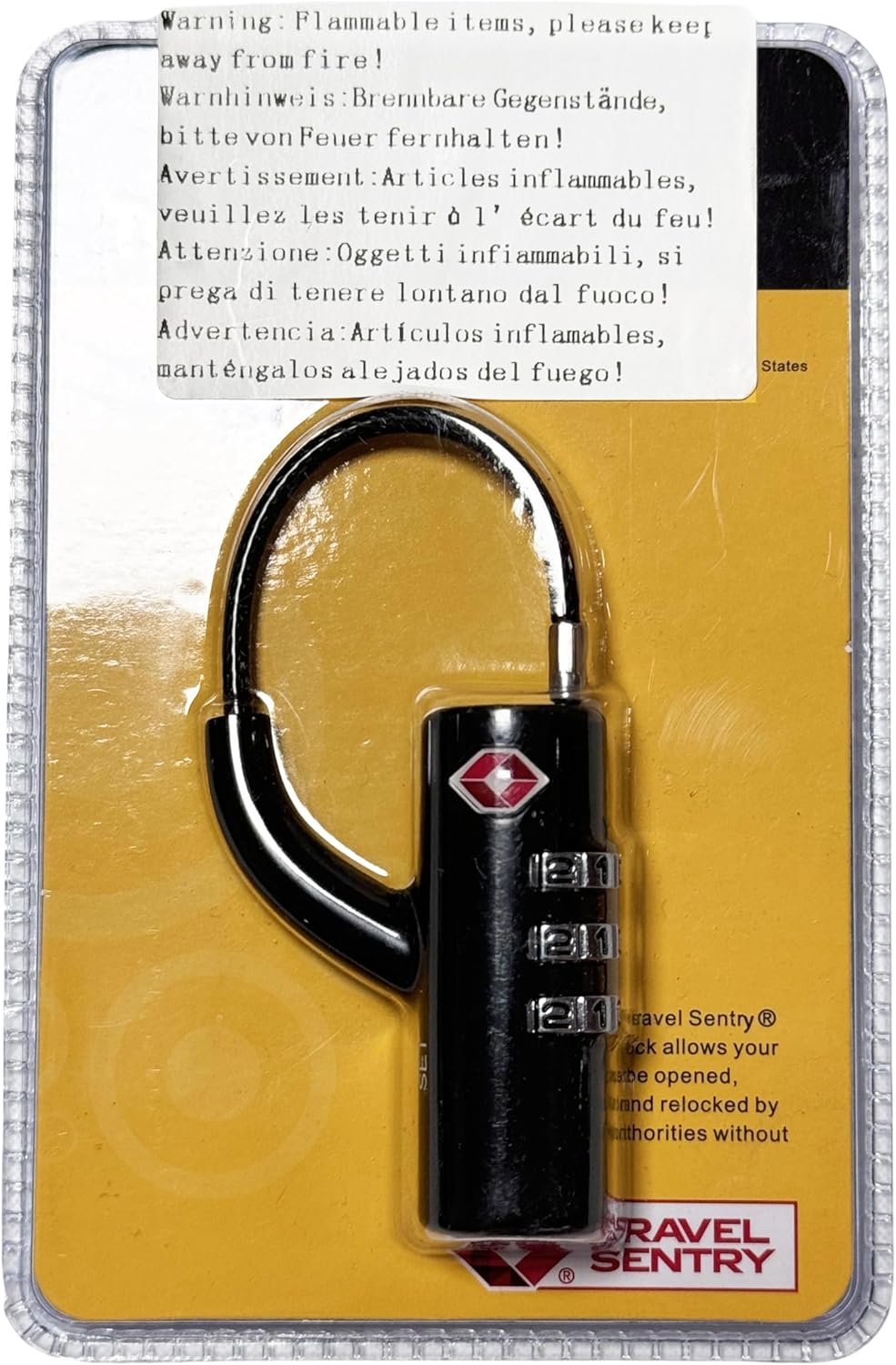 Maizoon TSA Accepted Combination Lock with 3 Digital Password Resettable Combo for Travel Bussiness School for Luggage Backpak Bag Suitcase Baggage Durable Security Stylish Compact Black