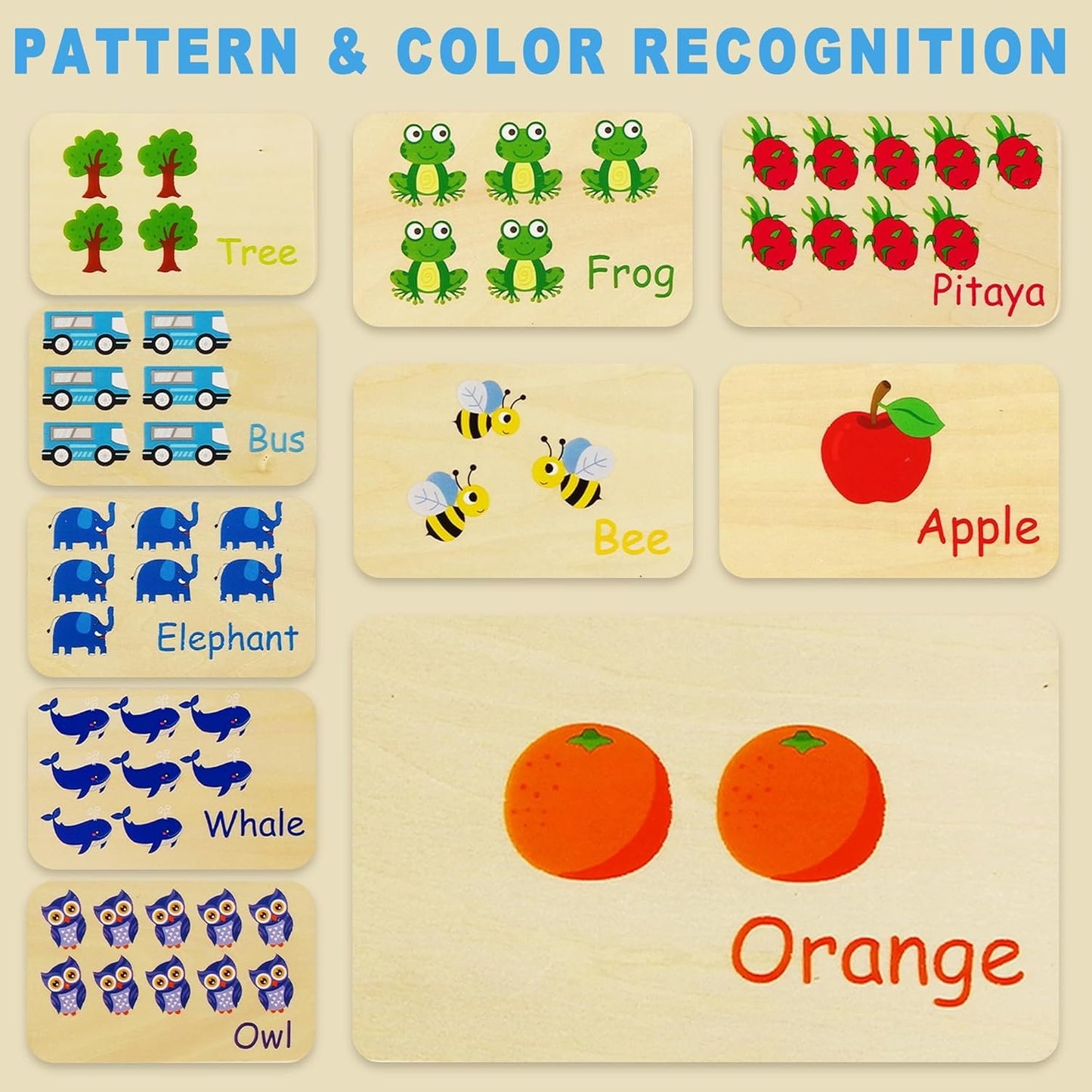 Wooden Counting Peg Board, Montessori Counting Number Peg Board, Montessori Math Toys for 3 4 5 Year Old Kids, Toddler Preschool Learning Toys, Kindergarten Homeschool Manipulatives