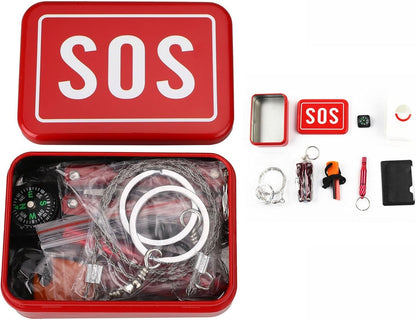 OFKP Camping Hiking Box, Outdoor Survival Kit Gear Emergency Equipment On-Board Emergency Supplies